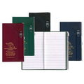 Tally Book Zip Back Planner w/ Pen and Zip-Lock Pocket - Solid Color Cover
